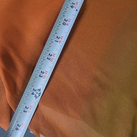 Ombré kaftan Indian plus size 1X long shirt TUNIC dress NWT ORANGE brown - Picture 5 of 9